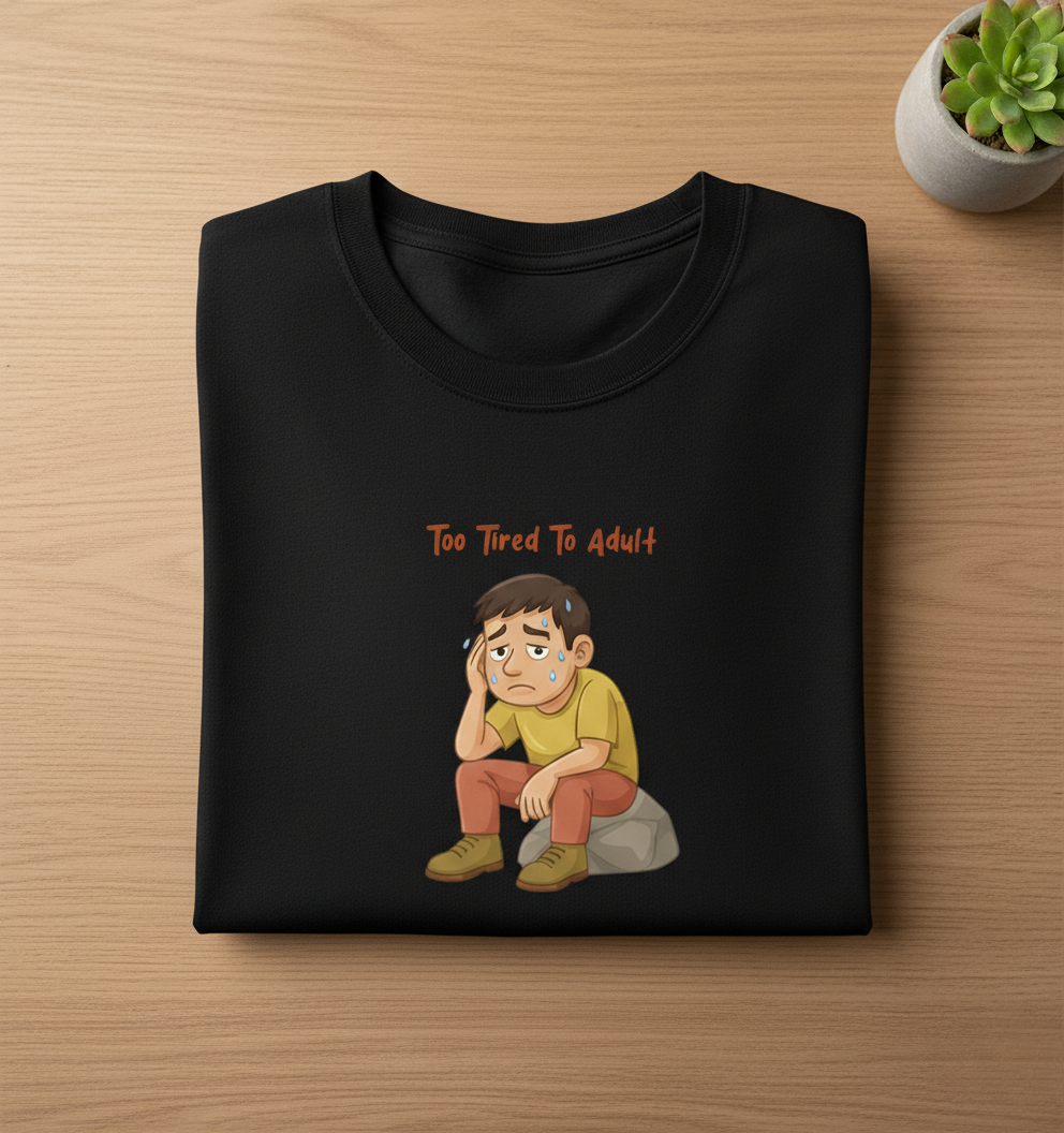 #LV33 Men Oversized T-shirt | Funny Quote | Let’s VYBE