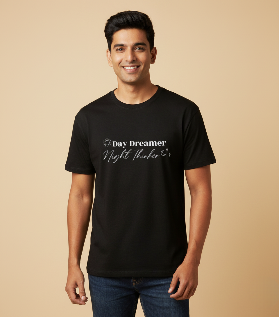 #LV07 Men Classic Crew T-Shirt | Quote Tees | Let’s VYBE