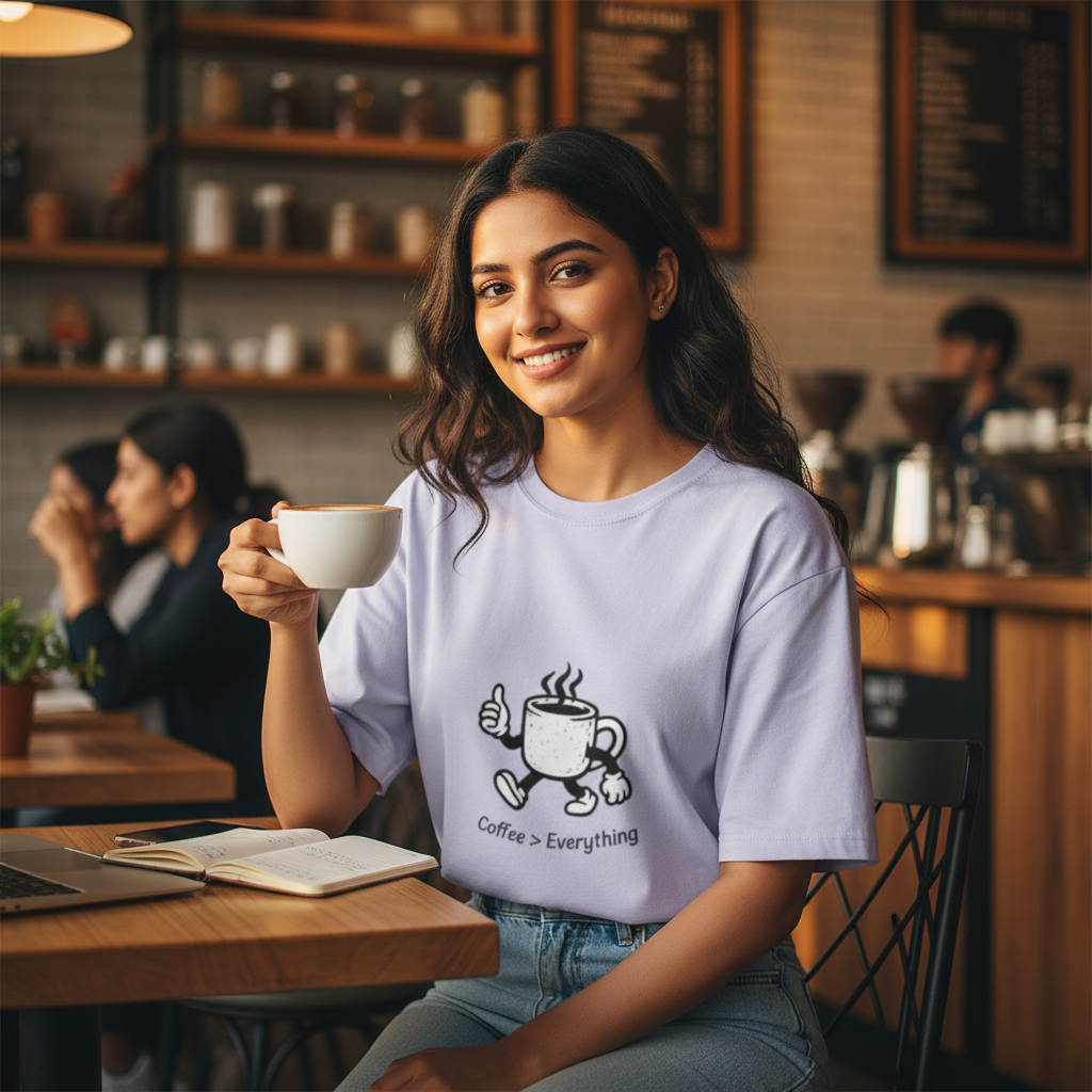 #LV23 Unisex Oversized T-shirt | Funny Quote | Let’s VYBE