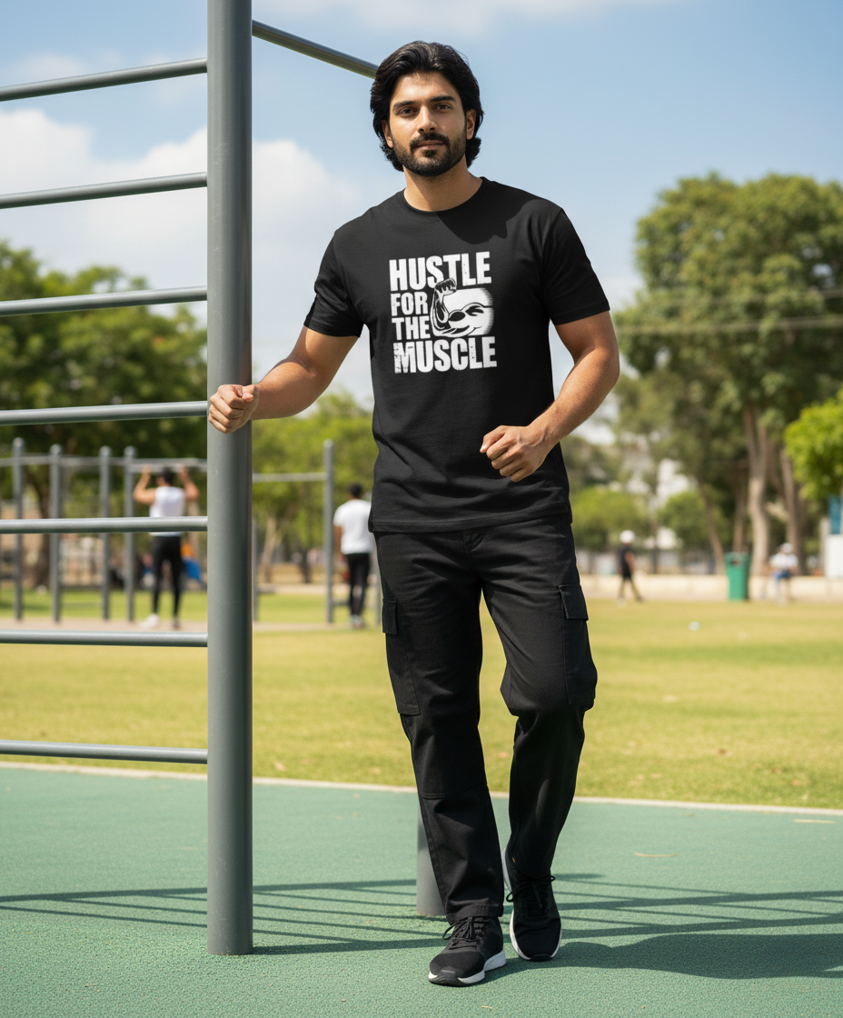 #LV17 Men Classic Crew T-Shirt | Gym Quote | Let’s VYBE